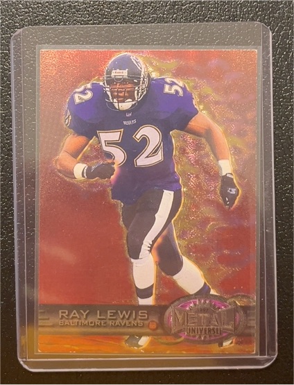 1997 Metal Universe #52 Ray Lewis — front