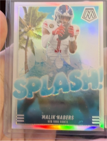 2024 Panini Mosaic Splash Malik Nabers — front