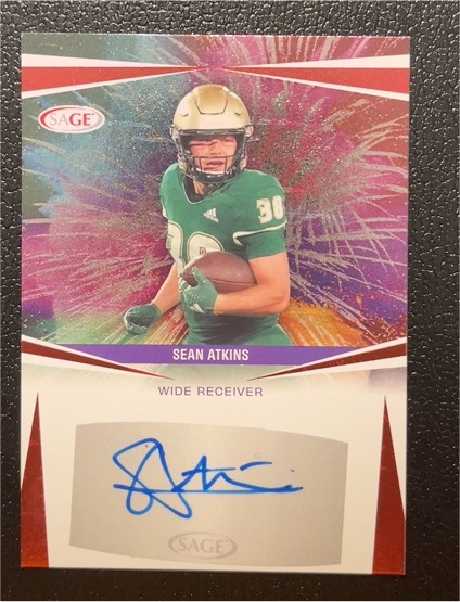 2025 Sage High Series #A-SA Sean Atkins — front