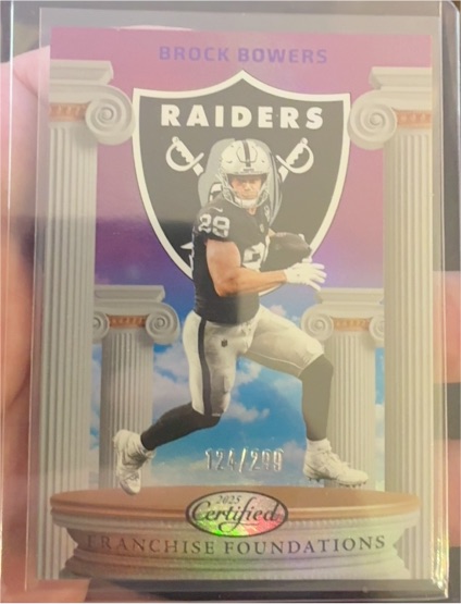 2025 Panini Certified Franchise Foundations #FFO-BBS Brock Bowers — front