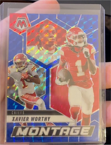 2021 Panini Mosaic Montage #MONTAGE Xavier Worthy — front