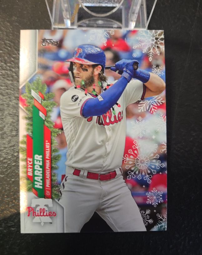2020 Topps Holiday #HW190 Bryce Harper — front