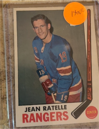 1969 O-Pee-Chee #42 Jean Ratelle — front