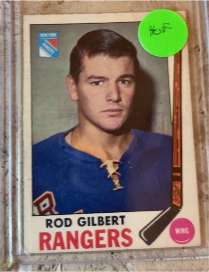 1969-70 Topps #37 Rod Gilbert — front