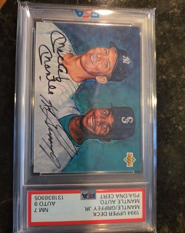 1994 Upper Deck Mantle/Griffey Jr. — front