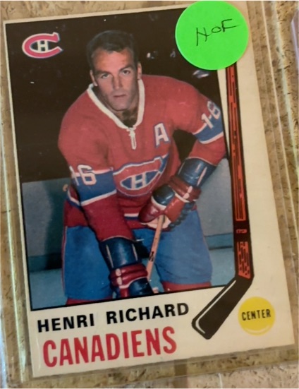 1969-70 O-Pee-Chee #163 Henri Richard — front
