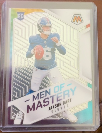 2025 Panini Mosaic #20 Jaxson Dart Men of Mastery — front