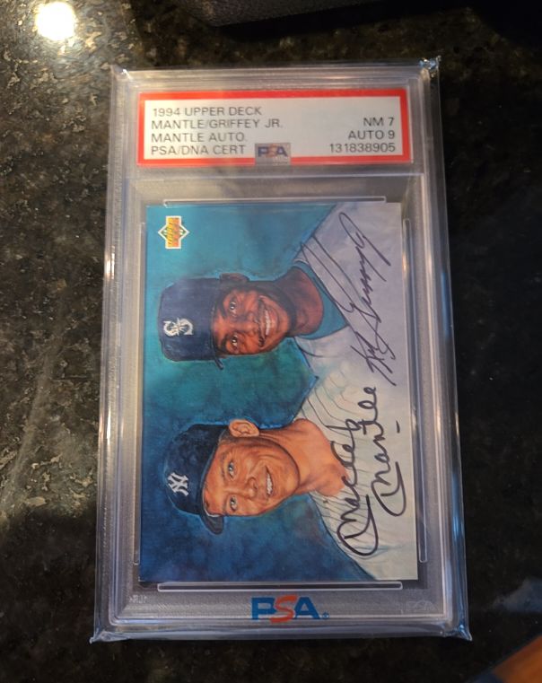 1994 Upper Deck Mantle/Griffey Jr. — front