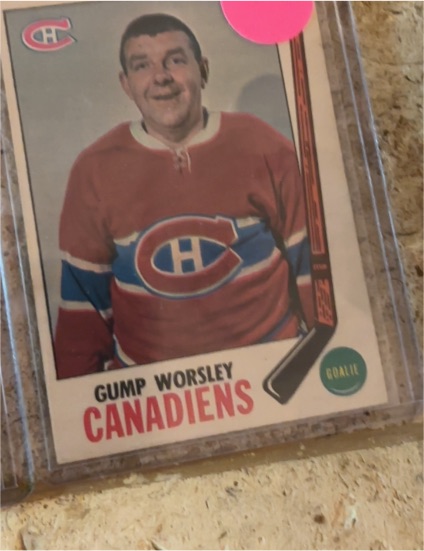 1969-70 Topps #1 Gump Worsley — front