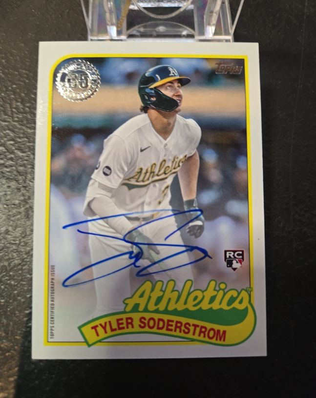 2024 Topps Series 1 1989 Topps #89BA-TS Tyler Soderstrom — front