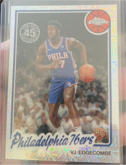 2025-26 Topps Chrome #TC-CE VJ Edgecombe — front