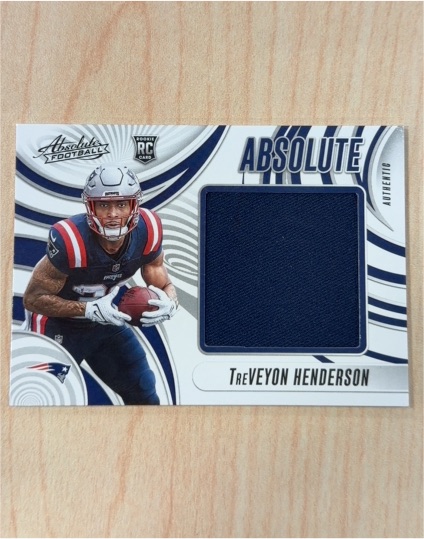 2025 Panini Absolute #AJ-THN TreVeyon Henderson — front