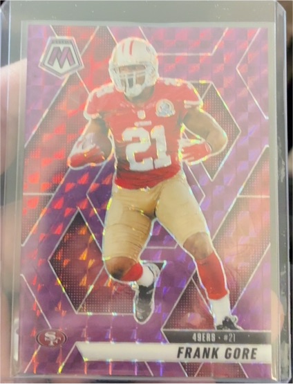 2025 Panini Mosaic #21 Frank Gore — front