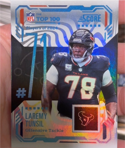 2025 Panini Score #78 Laremy Tunsil — front