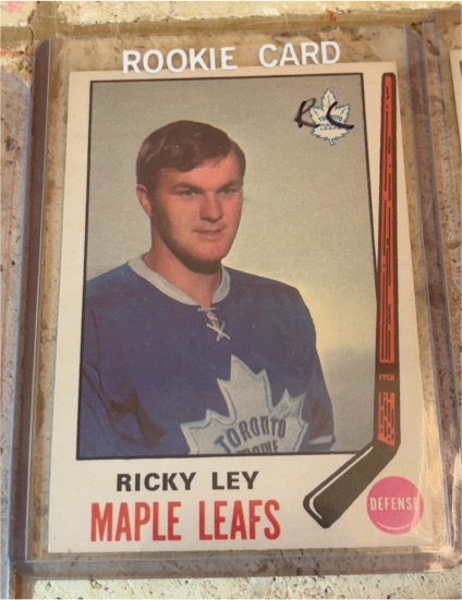 1969 O-Pee-Chee #183 Rick Ley Rookie Card — front