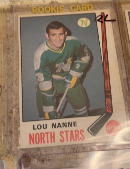 1969-70 O-Pee-Chee #198 Lou Nanne — front