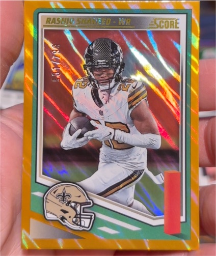 2025 Panini Score #191 Rashid Shaheed — front