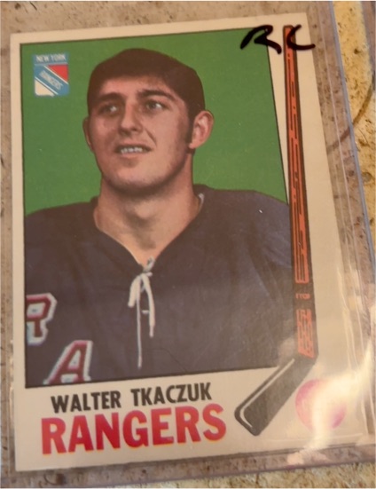 1969-70 O-Pee-Chee #43 Walter Tkaczuk — front