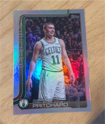 2025-26 Topps Basketball #4 Payton Pritchard Boston Celtics — front