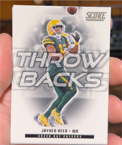 2025 Panini Score #24 Jayden Reed Throwbacks — front