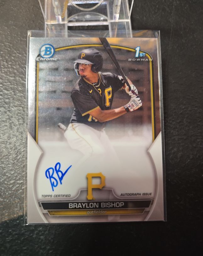 2023 Bowman Chrome 1st Braylon Bishop #CPA-BB — front