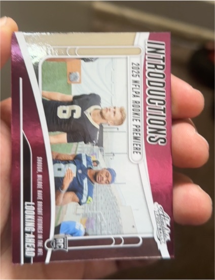2025 Panini Absolute Introductions #I-TSH Tyler Shough & Jalen Milroe — front