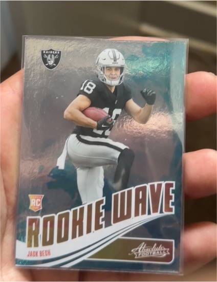 2025 Panini Absolute #RW-JBH Jack Bech Rookie Wave — front