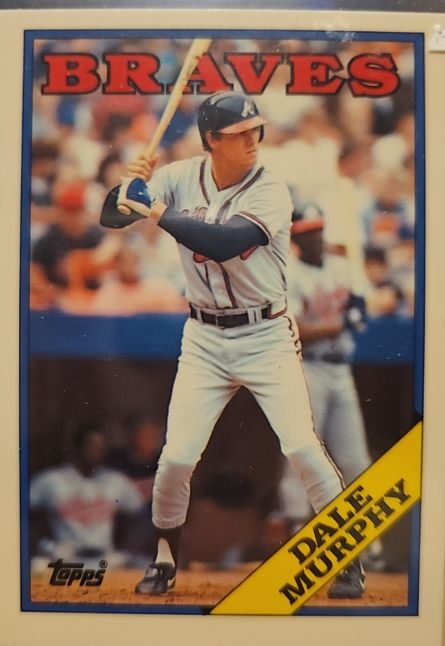 1988 Topps #90 Dale Murphy — front