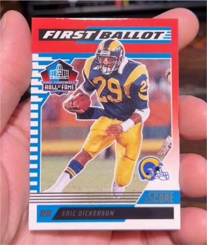 2025 Panini Score #4 Eric Dickerson First Ballot — front