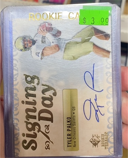 2007 SP Authentic Signing Day Tyler Palko Rookie Card — front