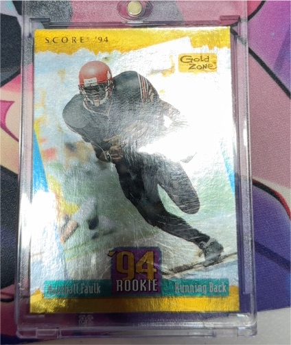 1994 Score Gold Zone #277 Marshall Faulk Rookie — front