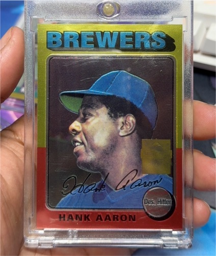 1975 Topps #660 Hank Aaron — front