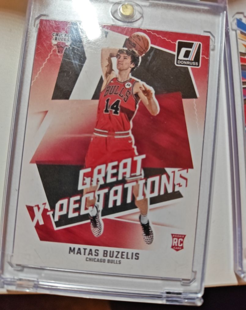 2024-25 Donruss #19 Matas Buzelis Great X-Pectations — front