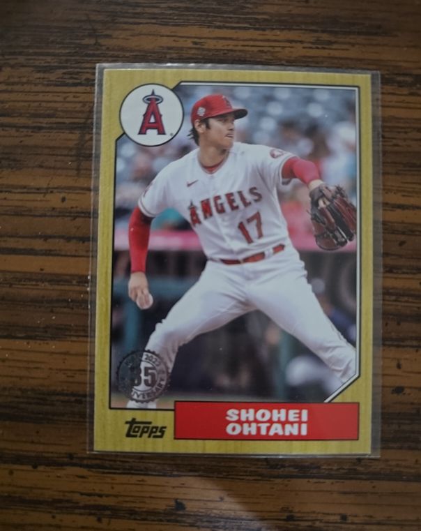 2022 Topps Update Series - 1987 Topps Baseball #87TBU-5 Shohei Ohtani — front