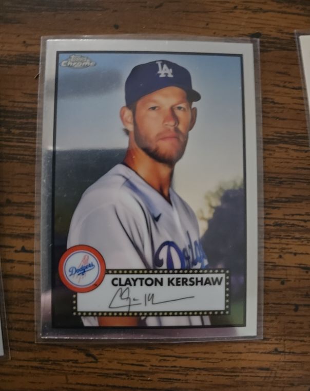 2021 Topps Chrome Platinum Anniversary #205 Clayton Kershaw — front