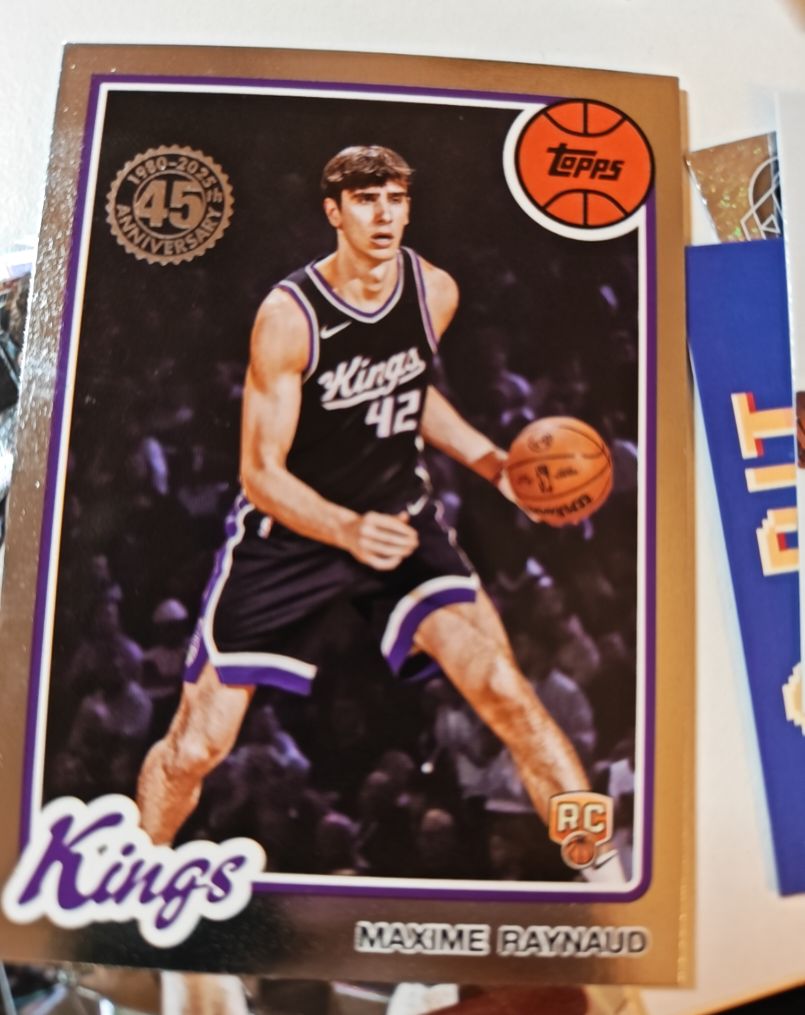 2025-26 Topps Basketball #80BK-85 Maxime Raynaud — front