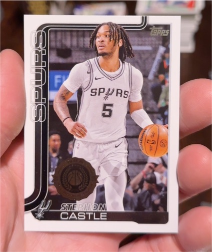 2025-26 Topps #197 Stephon Castle — front