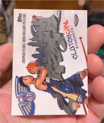 2025 Topps Clutch City Prospects #CC-1 Jeremiah Fears — front