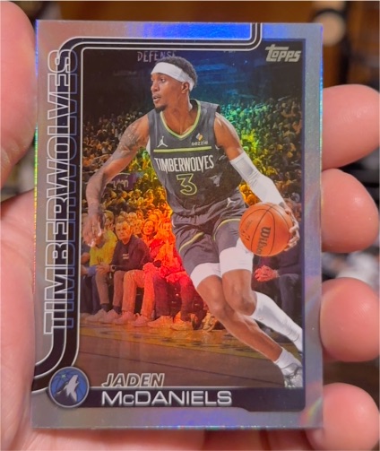 2025-26 Topps Basketball #248 Jaden McDaniels — front