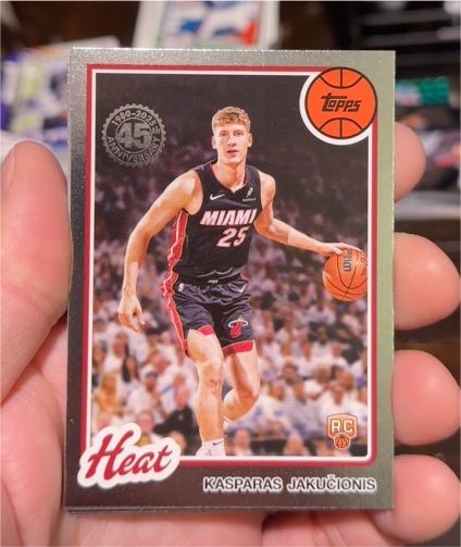 2025-26 Topps #80BK-66 Kasparas Jakučionis — front