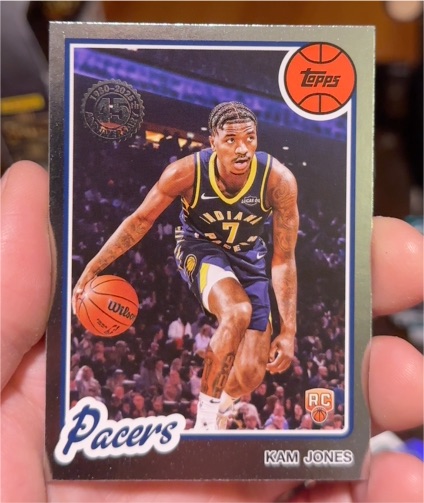 2025-26 Topps #80BK-81 Kam Jones 1980-81 Topps Basketball — front