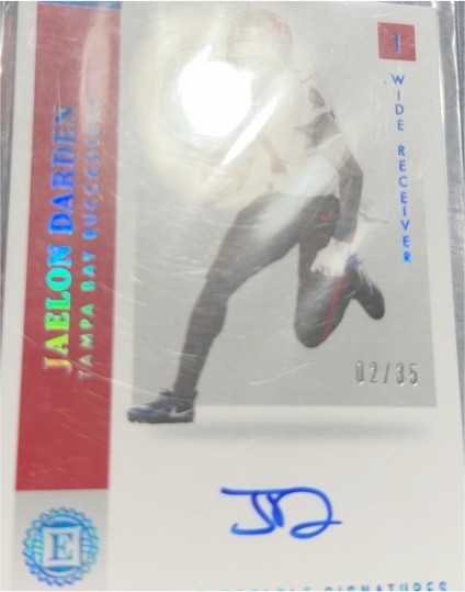 2021 Panini Encased Rookie Notable Signatures #RNS-JD Jaelon Darden — front