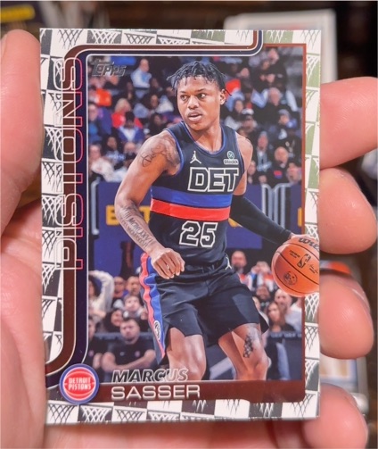 2025-26 Topps #46 Marcus Sasser — front