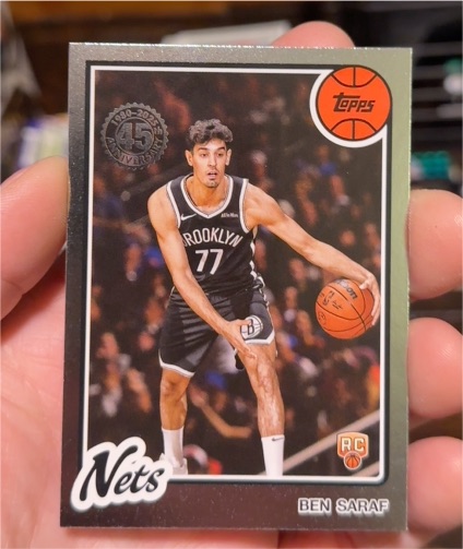 2025-26 Topps #80BK-72 Ben Saraf — front