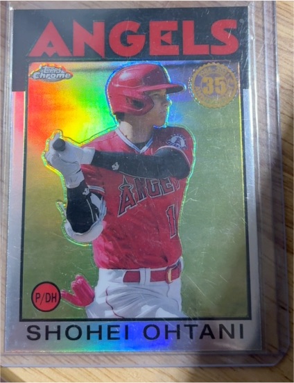 2021 Topps Chrome 1986 #86BC-9 Shohei Ohtani — front