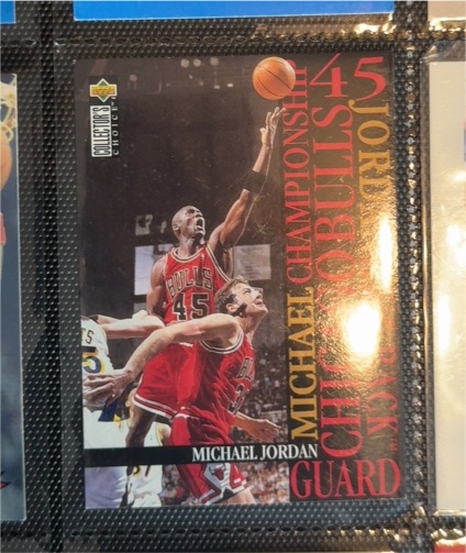 1995 Upper Deck Collector's Choice #M1 Michael Jordan — front