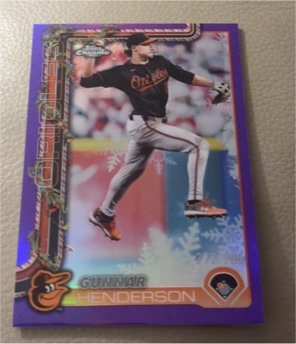 2025 Topps Chrome #213 Gunnar Henderson — front