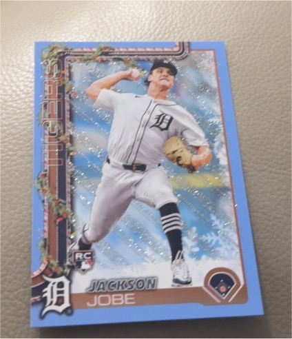 2025 Topps Holiday #H160 Jackson Jobe — front