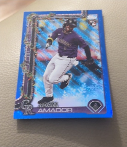 2025 Topps Holiday #H42 Adael Amador — front