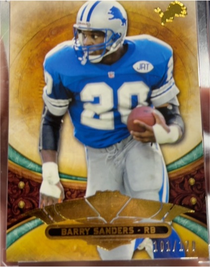 2013 Topps Triple Threads #79 Barry Sanders — front